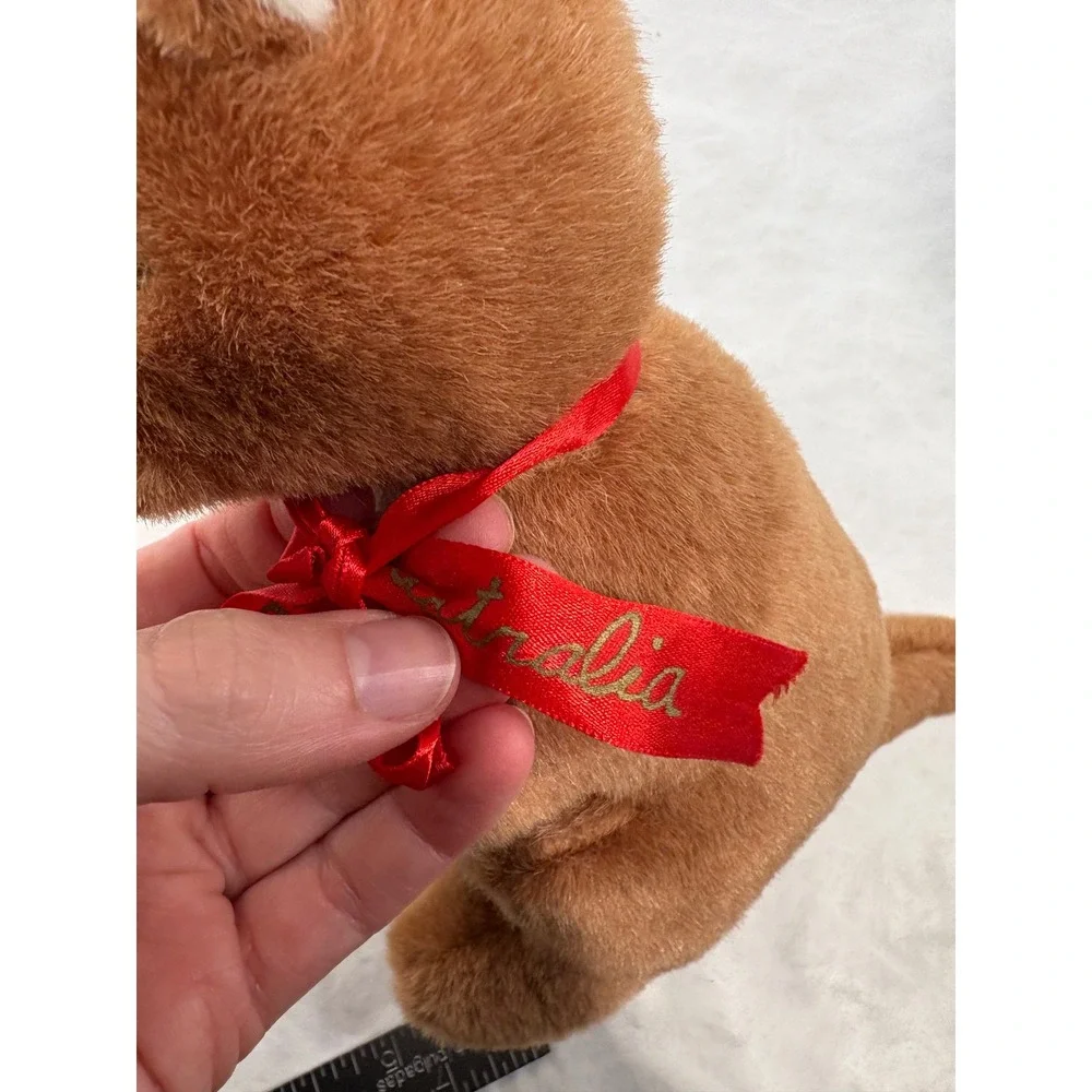 United Souvenirs Australia Kangaroo and Joey Plush Brown Stuffed Animal 8 inch